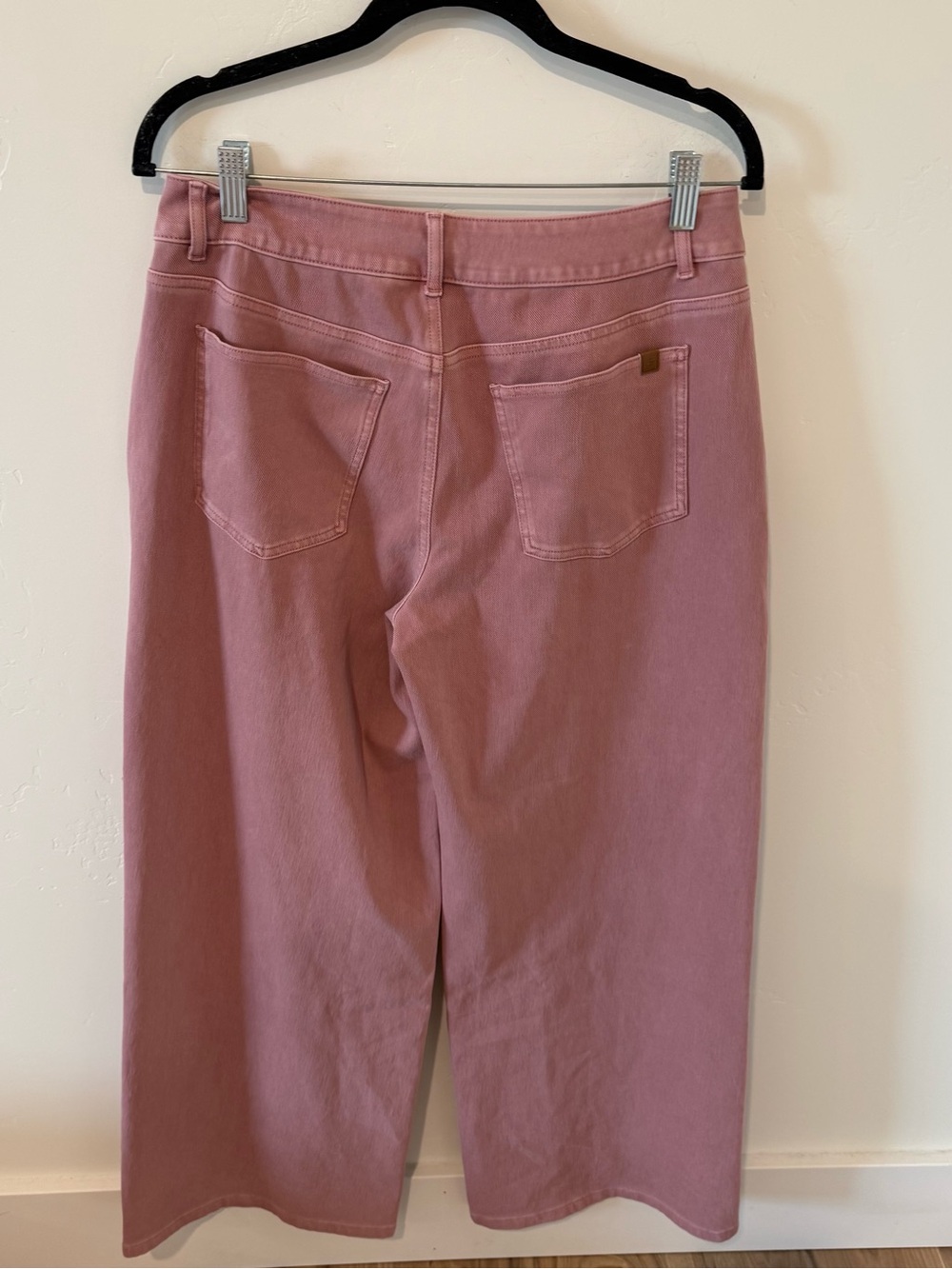 Halara Flex Women's Rose Pink Wide Leg Jeans Medium Soft Denim NEW Casual - Picture 5 of 9